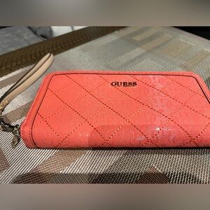 GUESS Pink Quilted Wallet